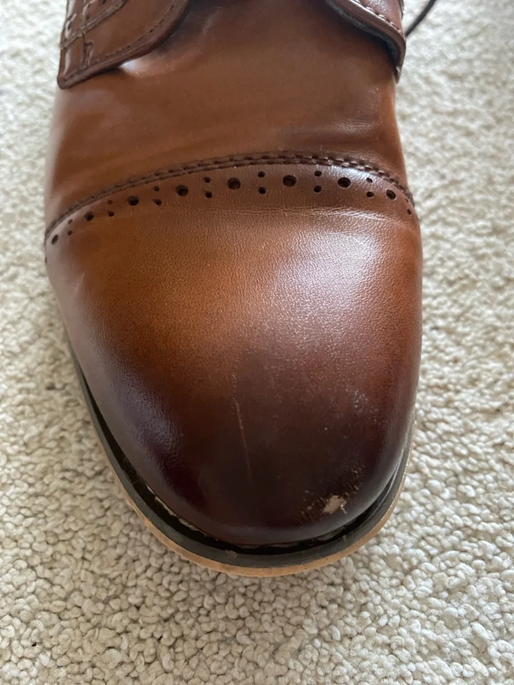 Boys Cap-Toe Oxford Dress Shoes